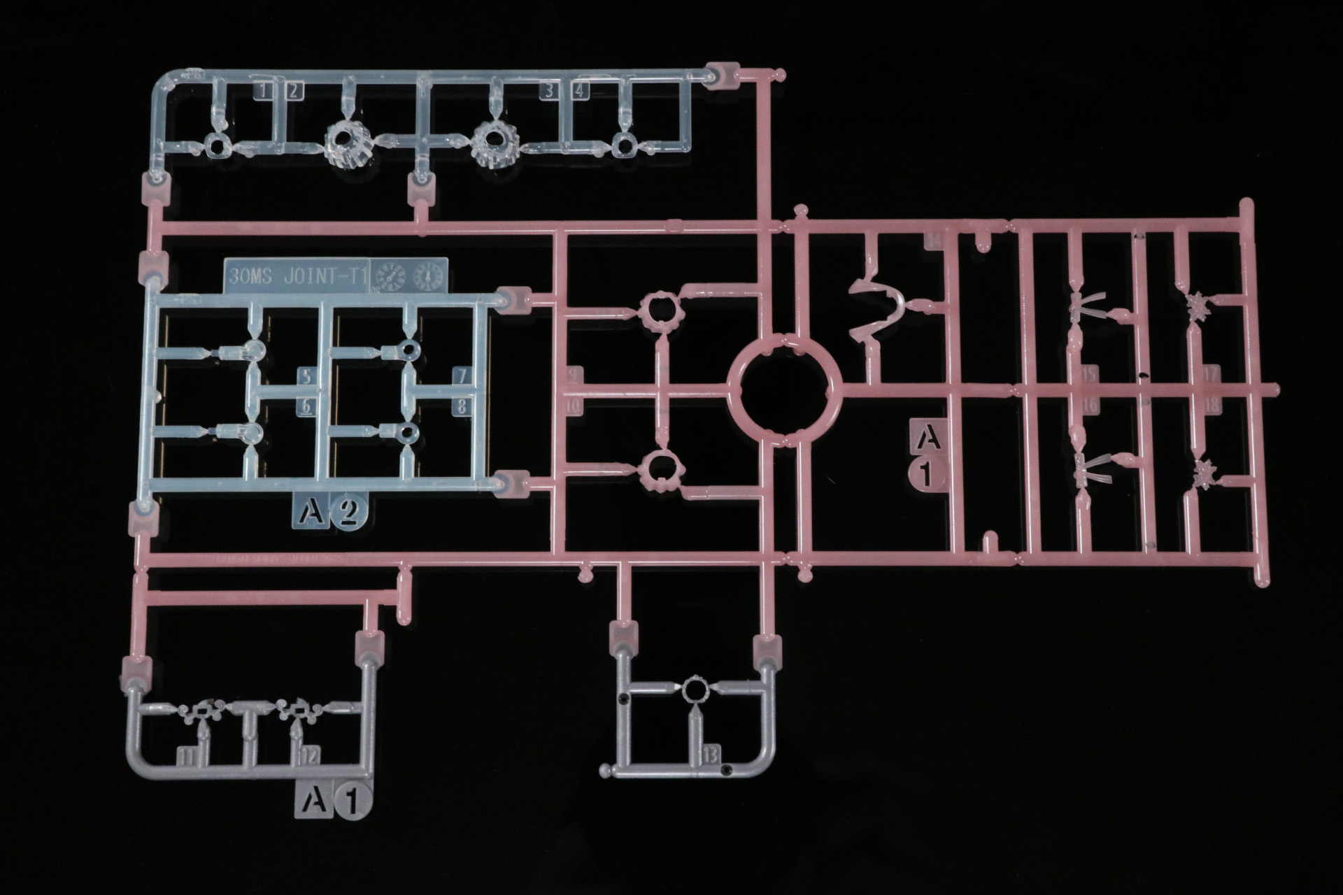 A1～2パーツ、B1～2パーツ