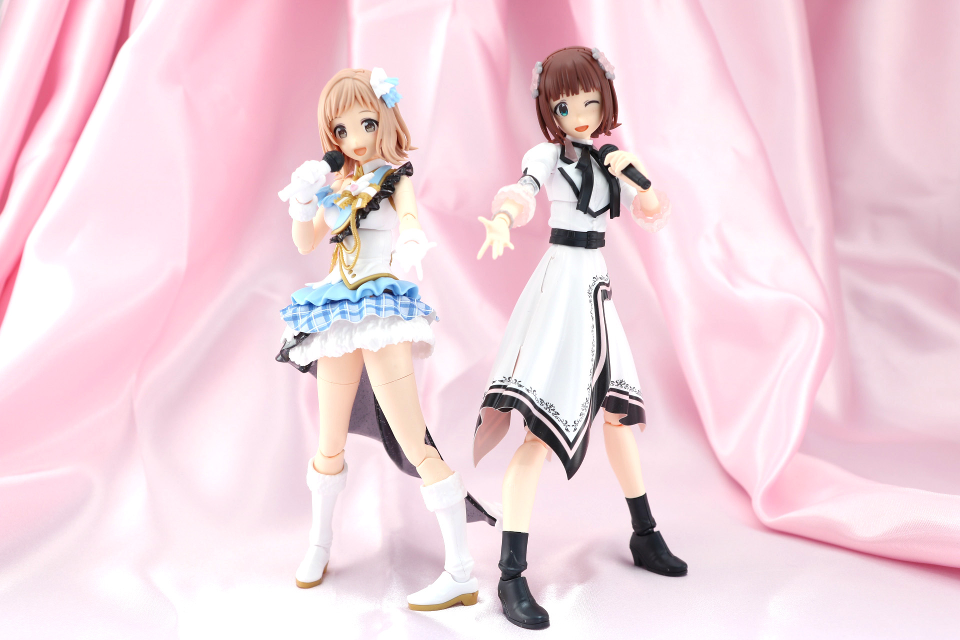 765プロダクションの「天海春香」と283プロダクションの「櫻木真乃」のコラボデュエット