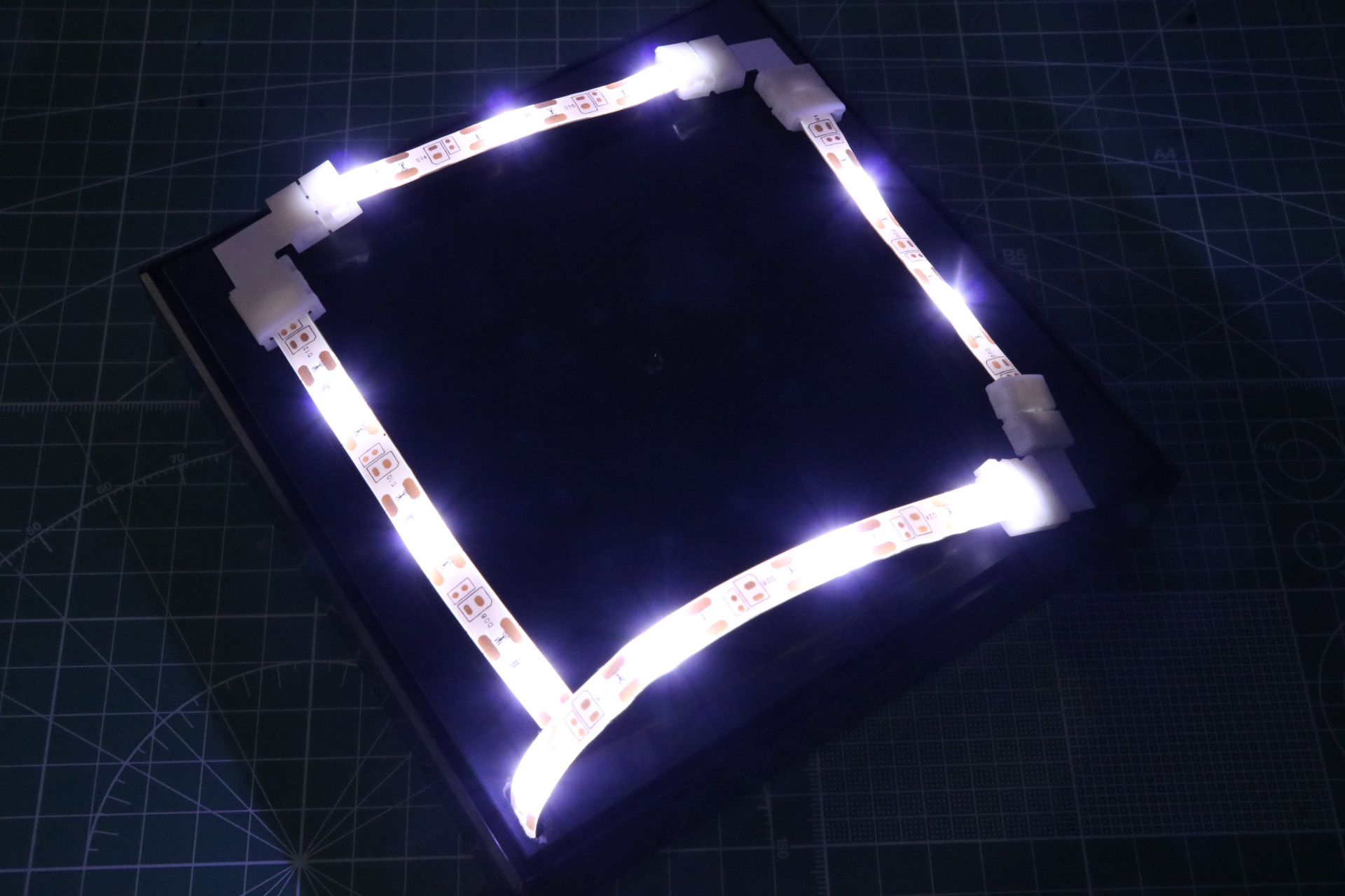 電源を入れてライトアップテスト