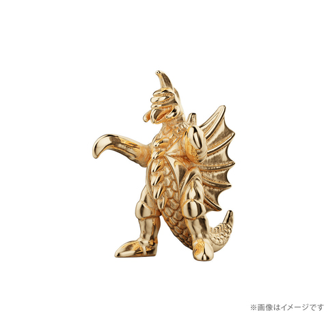 GigaBraiN ガイガンフィギュア シルバーゴールド 約30cm Gigabrain Monster X Clear Molding Golden Glitter Lame ver