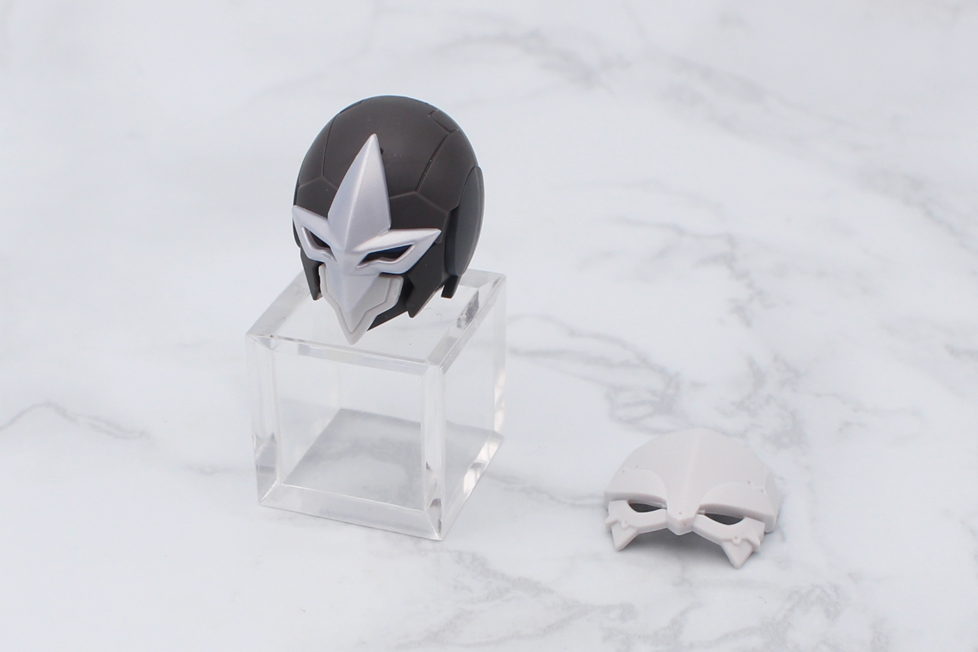 上側のマスクを交換する