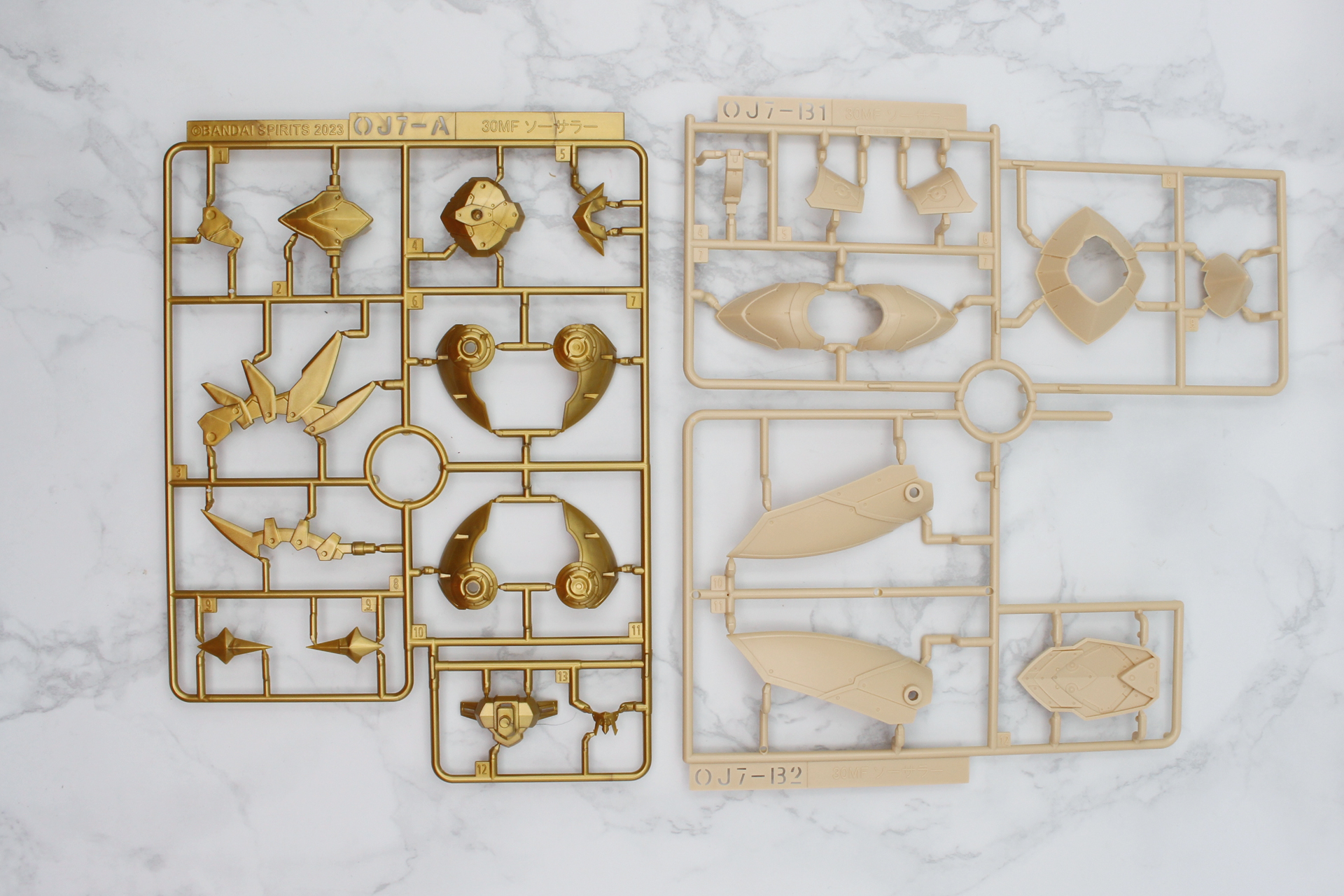 OJ7-Aパーツ、OJ7-B1パーツ