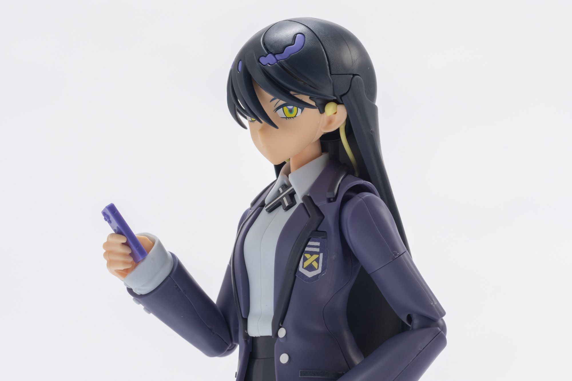 イヤホンもさりげなくつけることができる。