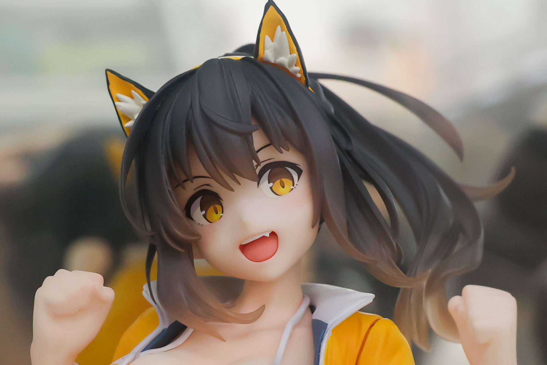 キュートすぎる表情だ