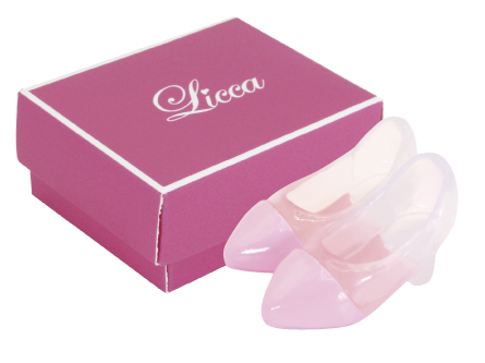 「クリアパンプス（ピンク）」