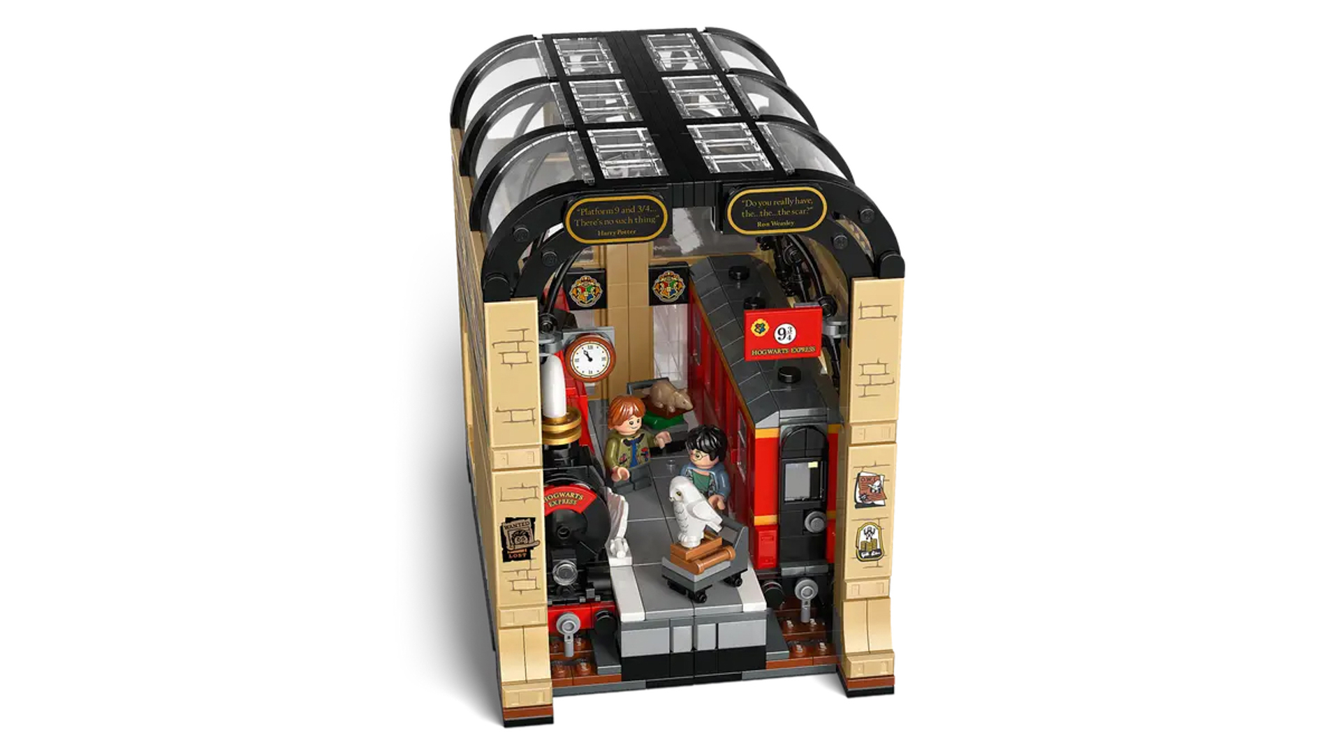 向かい合わせにすると、キングス・クロス駅が登場！