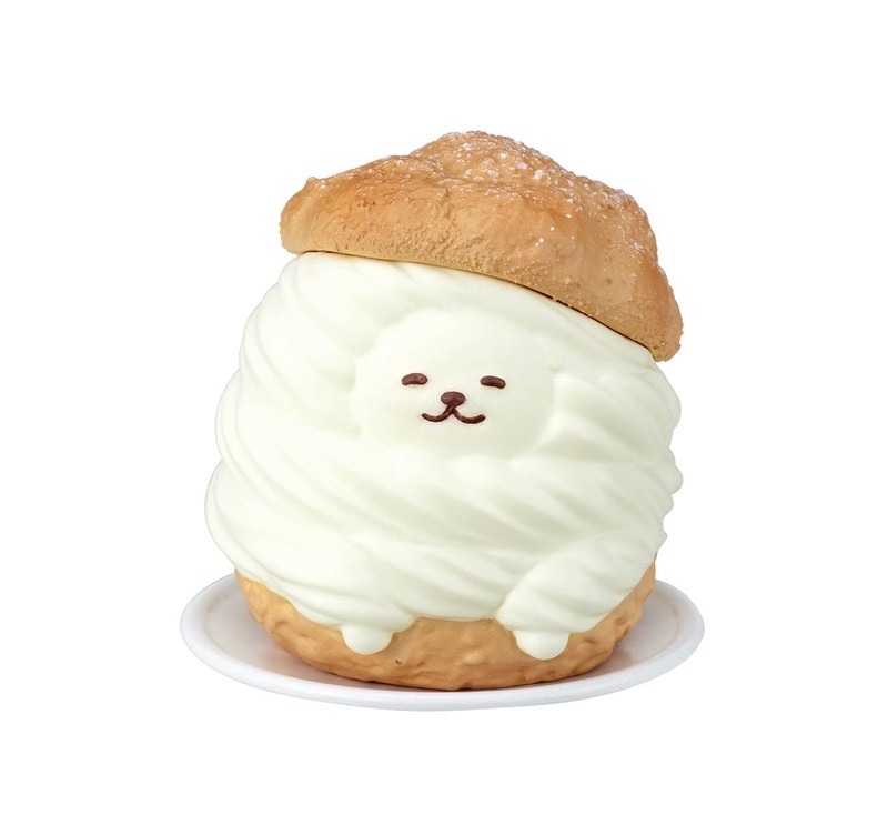 アルパカモチーフのシュークリーム。ふんだんに使ったホイップクリームは舌触りが軽く、さっぱりとした味わいでペロリといけちゃう