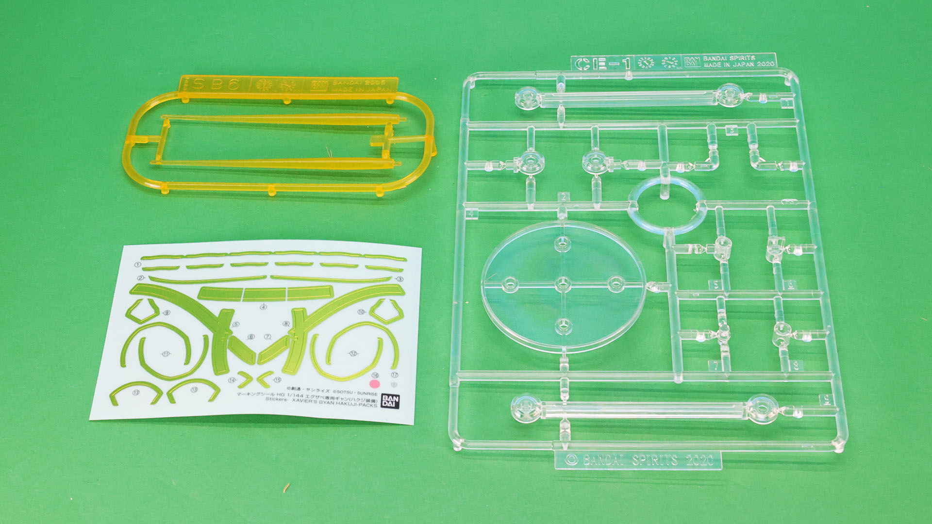 SB6/CE-1/シール:サーベルエフェクトとハクジ用スタンド