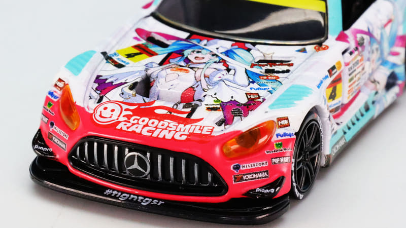 メルセデス AMG GT3の実は複雑な面構成のフロントセクションをシャープに立体化！