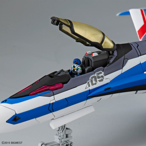 HG 1/100 VF-31J ジークフリード (ハヤテ・インメルマン機) DX レビュー】「HG 1/100 VF-31J ジークフリード (ハヤテ