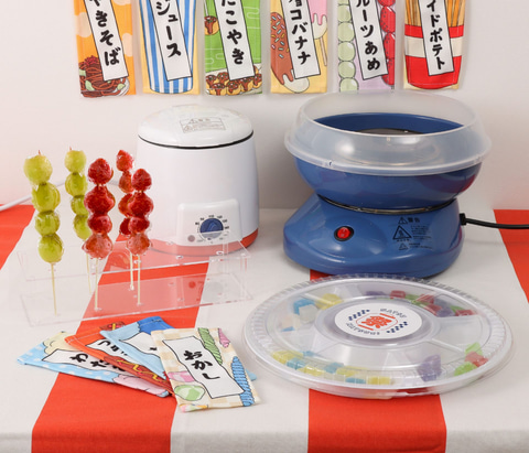 お家で夏祭りセット　クレープ かき氷 綿あめ ポップコーン お菓子の家 3COINSにお家で夏祭り気分が味わえるアイテムが多数登場