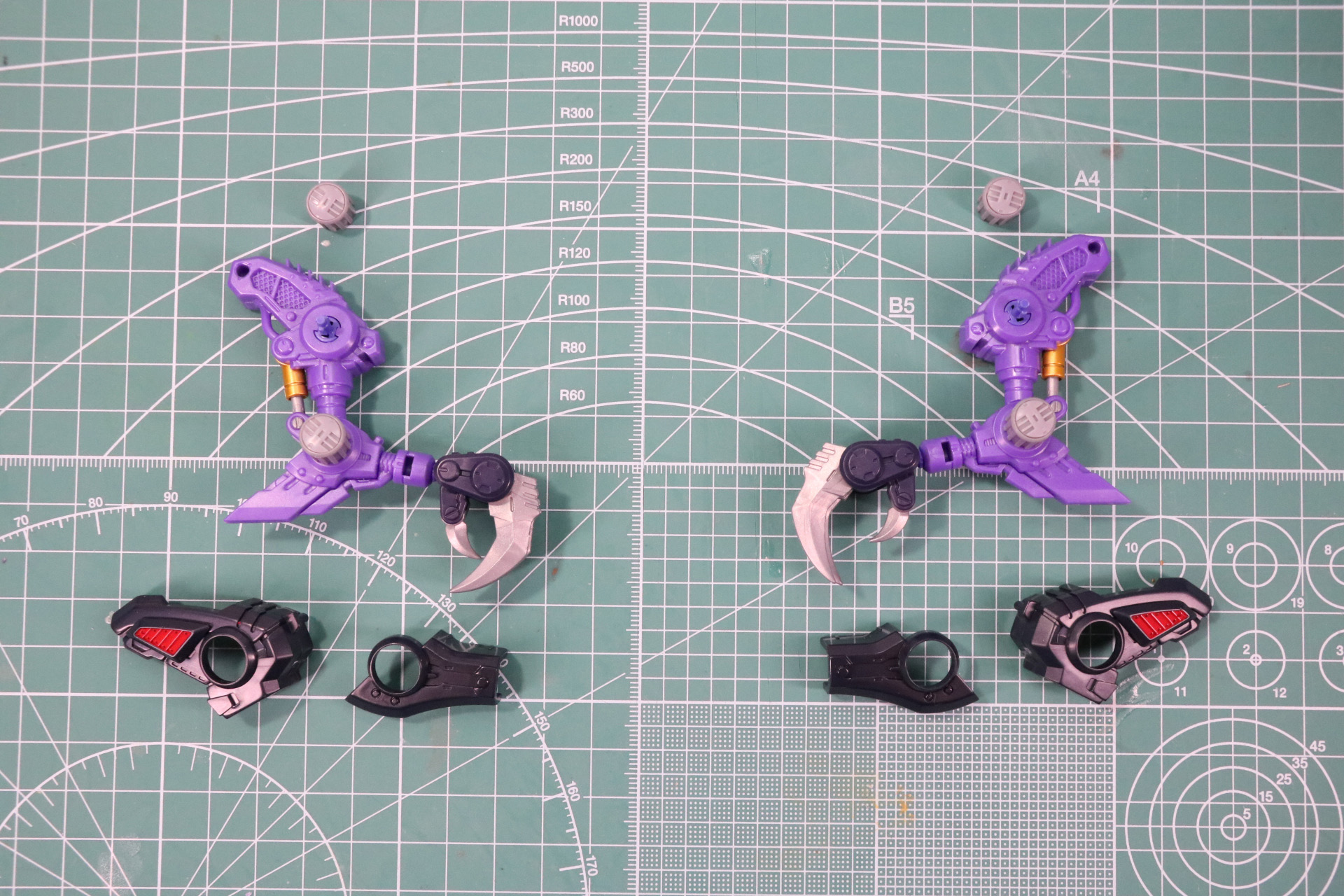 腕部アーマー装着