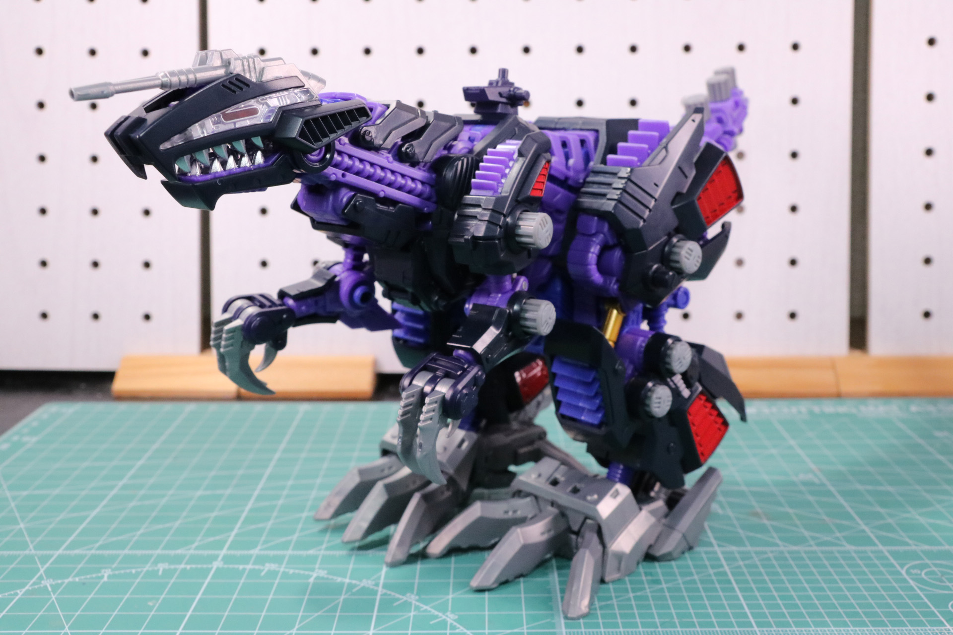 頭部と首部アーマー装着