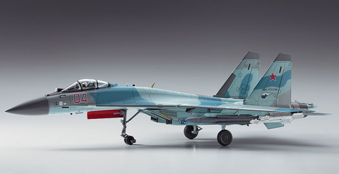 ハセガワ、1/72スケールプラモデル「Su-35S フランカー」再販分