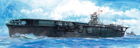 フジミ模型、日本海軍航空母艦「大鳳（木甲板）」＆「飛龍」の