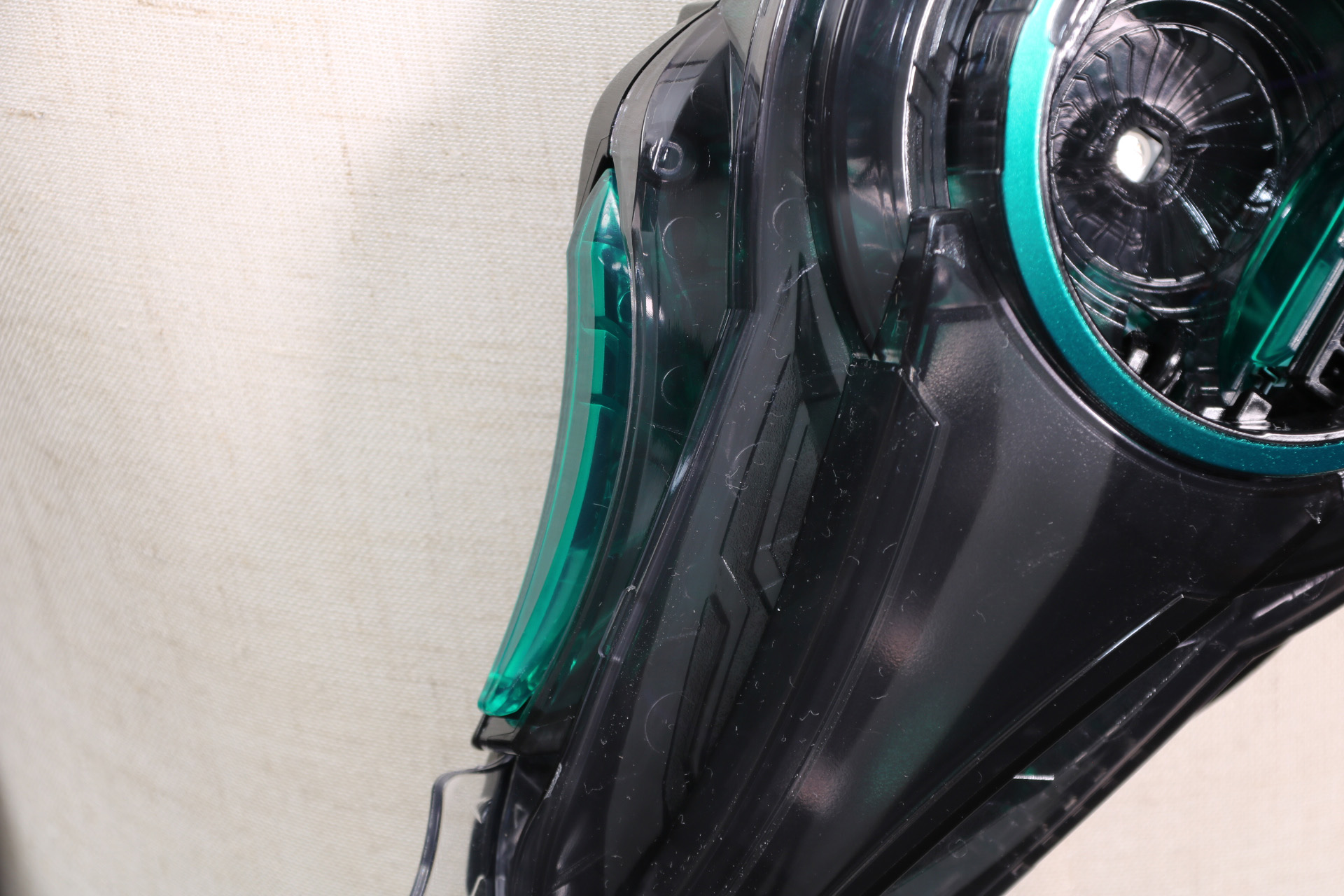 カプセムをセットする前はレバーは収納された状態