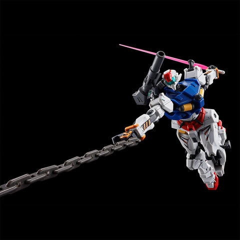 HG軽キャノン 全塗装品　アクションベース5付き HG「軽キャノン」＆「エグザベ専用ギャン（ハクジ装備）」7月5日
