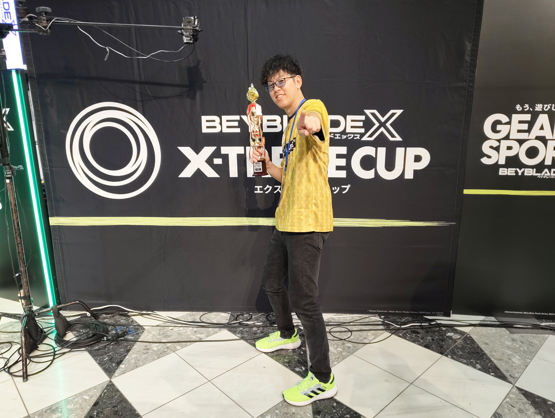 優勝したおまんじゅうキング