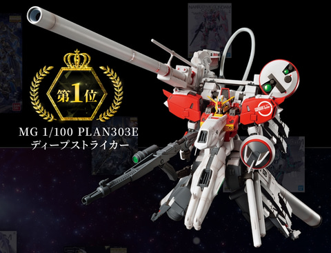 ディープストライカー MG 1/100 バンダイ　正規品　未組立 MG決選投票2025」第1位は「ディープストライカー」 - HOBBY Watch