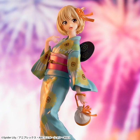 リコリコ」千束＆たきな、爽やか浴衣でプライズフィギュア化