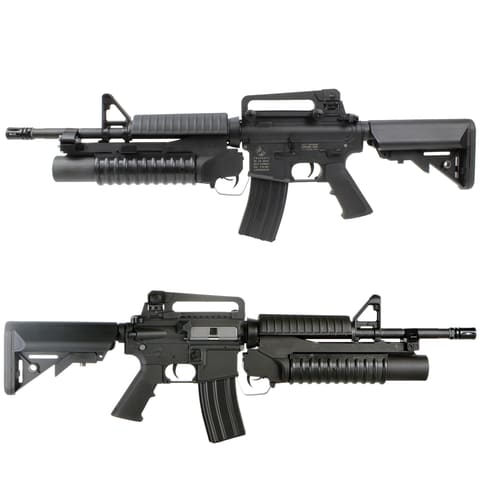 M4グレネードランチャー電動ガン S＆T、電動ガン「M4A1 スポーツライン電動ガン with M203