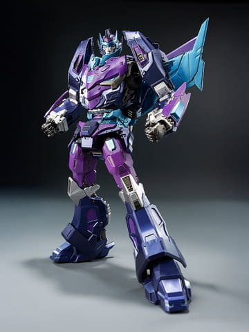TRANSFORMERS: LOST LIGHT」に登場する青と紫のカラーリングの