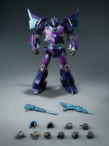 TRANSFORMERS: LOST LIGHT」に登場する青と紫のカラーリングの