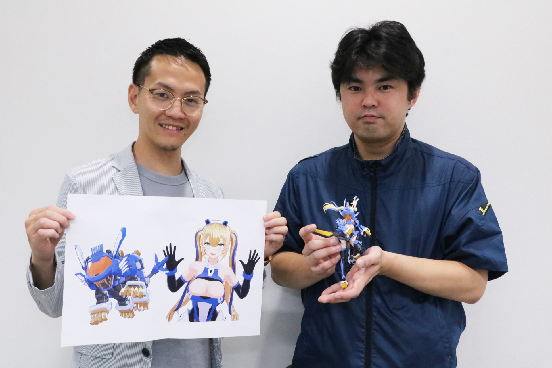 タカラトミー ホビーキャラクター事業室コレクター事業部の片山 周氏（左）と岡 宗志氏（右）