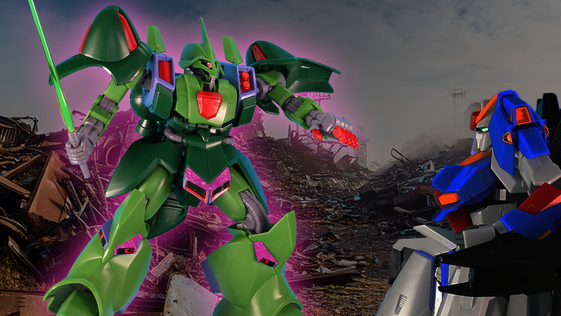 シャングリラ・コロニー内でジュドーのZガンダムと出会ってしまう