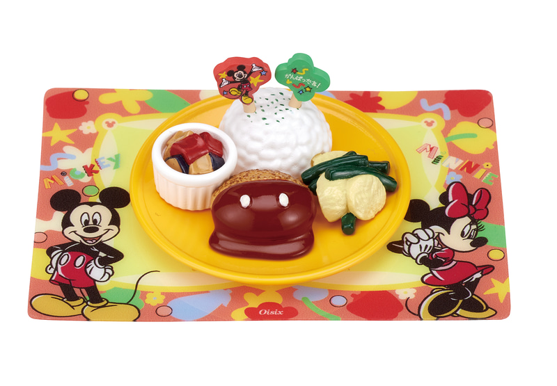 「ミッキー&ミニー/ハンバーグプレート」