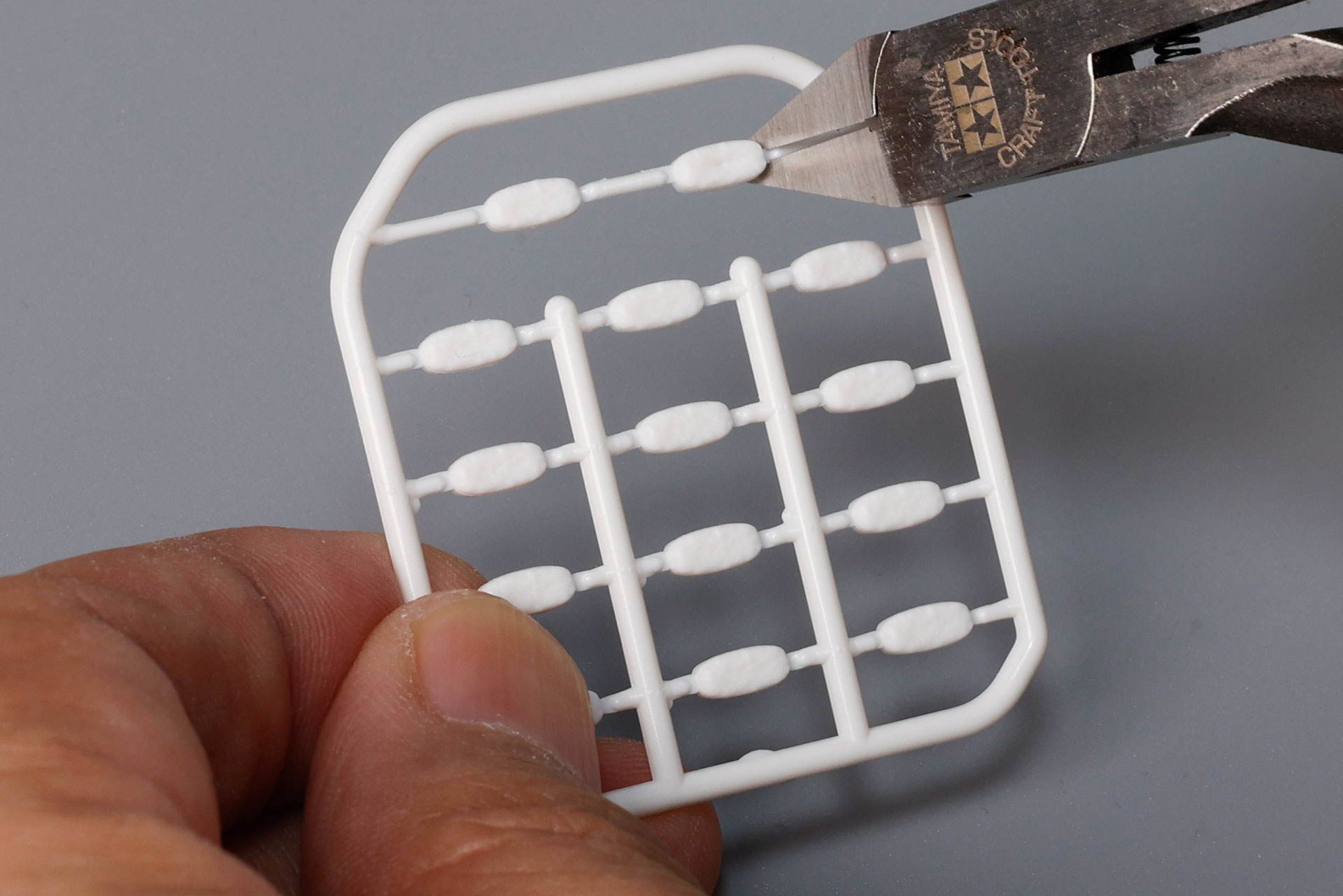 シャリパーツはかなり小さいので、無くさないように気を付けよう