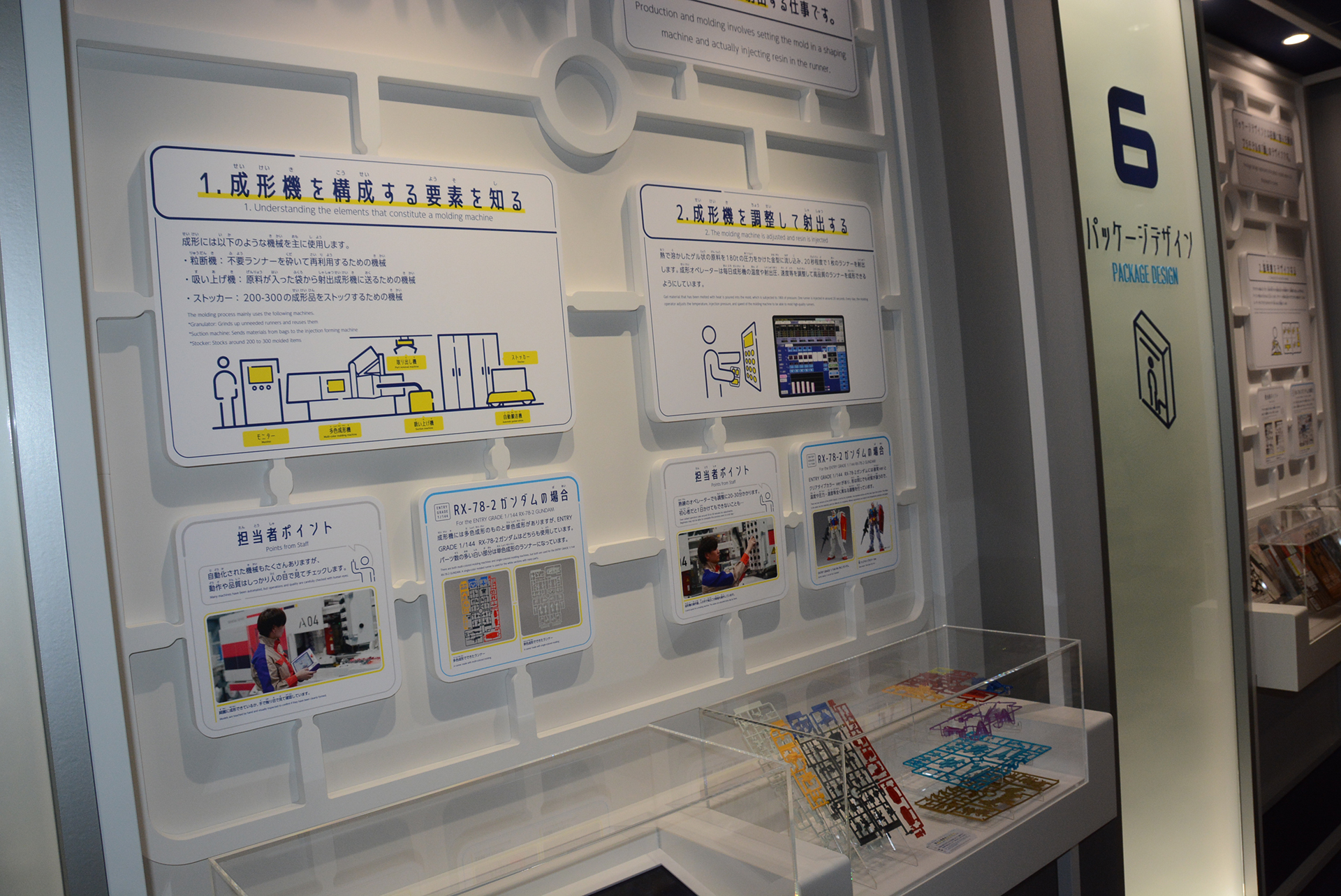 実際のプラモデルの生産工程を紹介