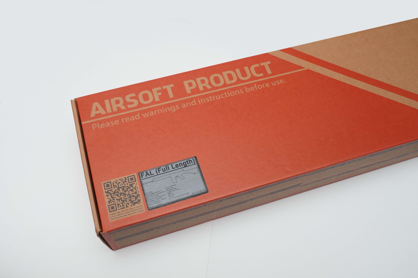 説明書はパッケージに印刷されているQRコードからダウンロードする