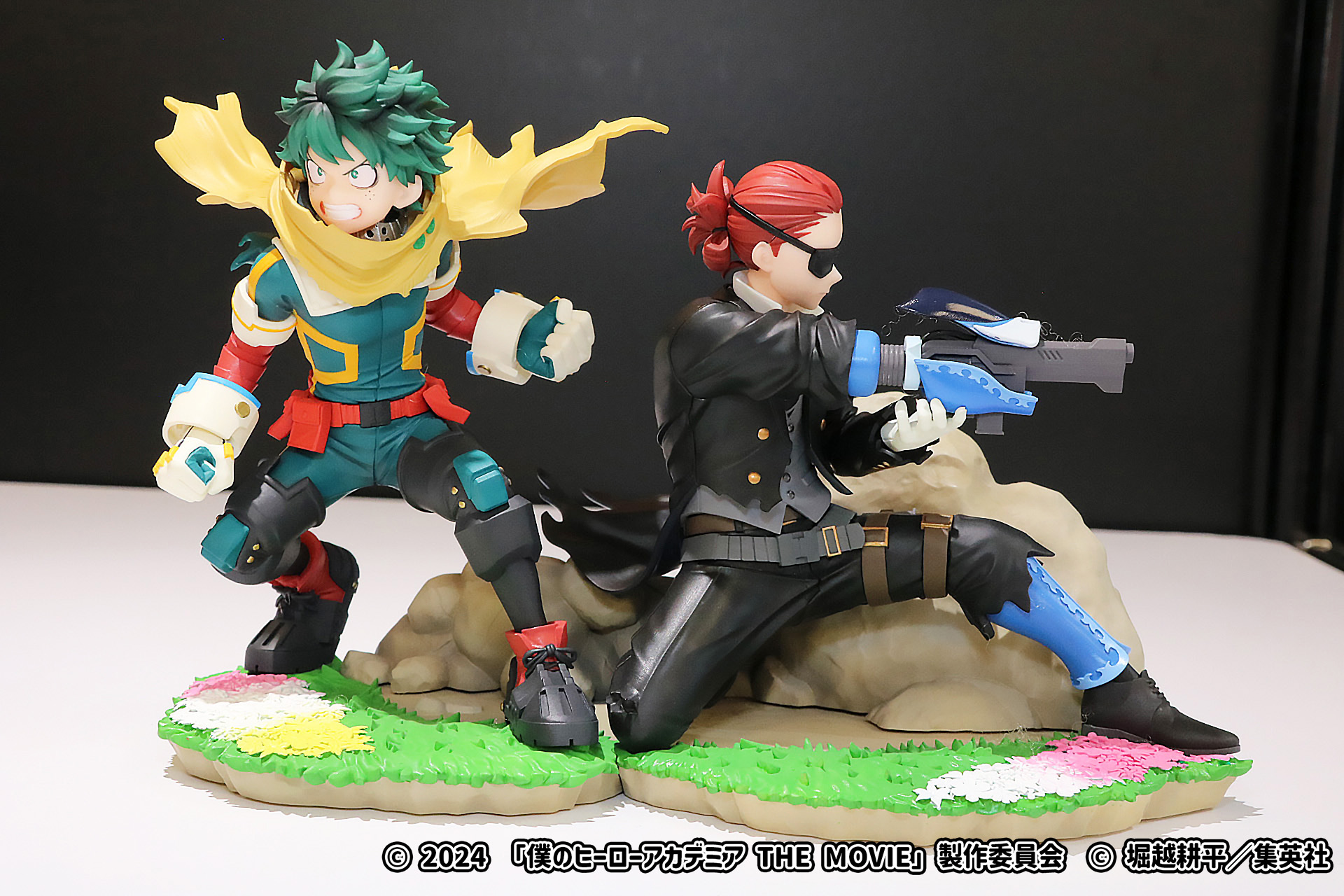 僕のヒーローアカデミア THE MOVIE ユアネクスト XrossLink フィギュア“緑谷出久”Vol.1と“ジュリオ・ガンディーニ”を揃えて並べてると世界観が強化