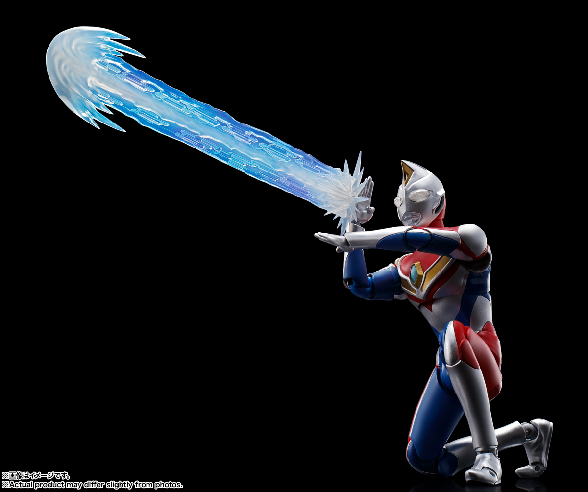 「ウルトラマンダイナ フラッシュタイプ」が劇中で使用するソルジェント光線エフェクトが付属。