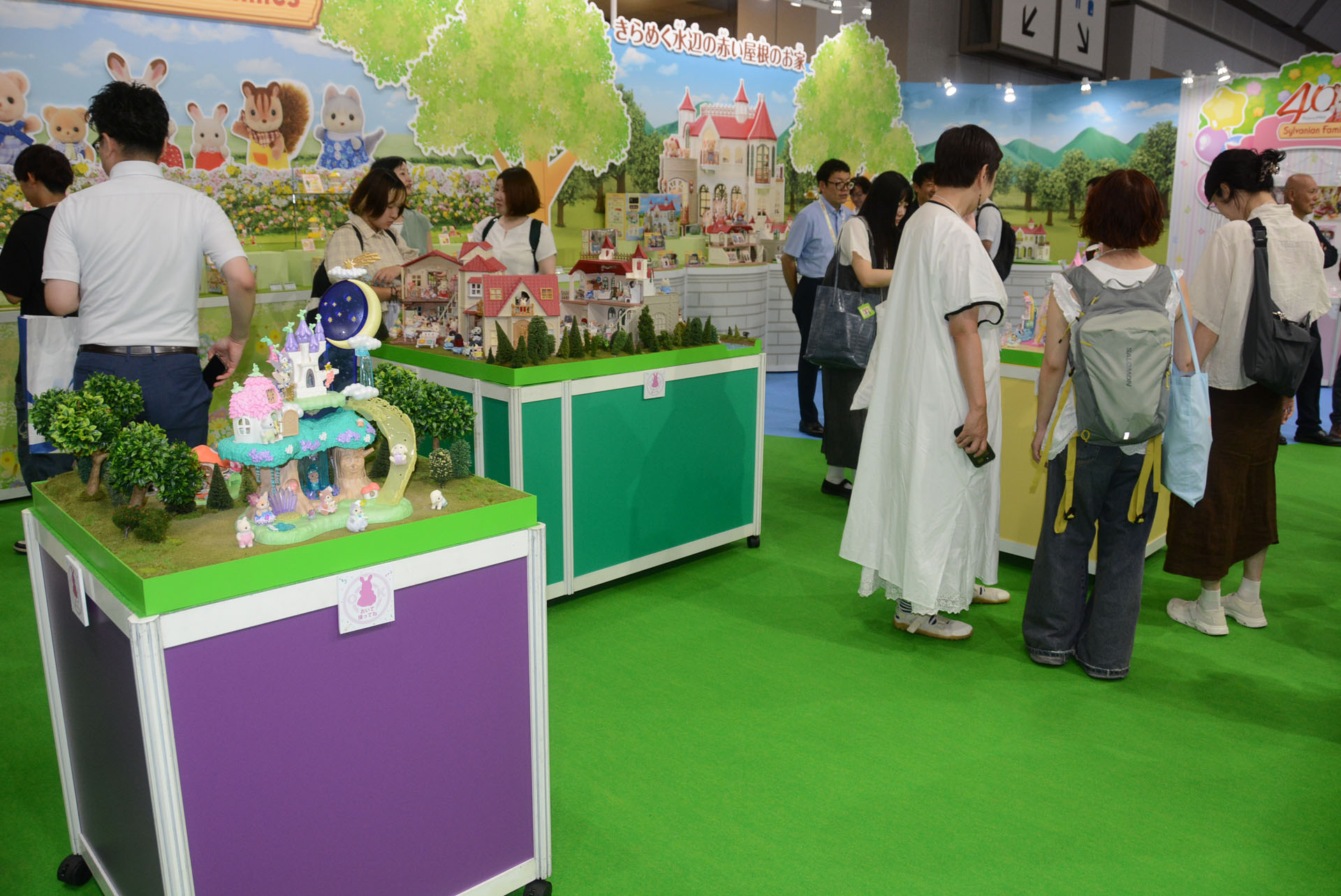 会場では3つのジオラマを展示。この展示は一般日の大きな目玉になる
