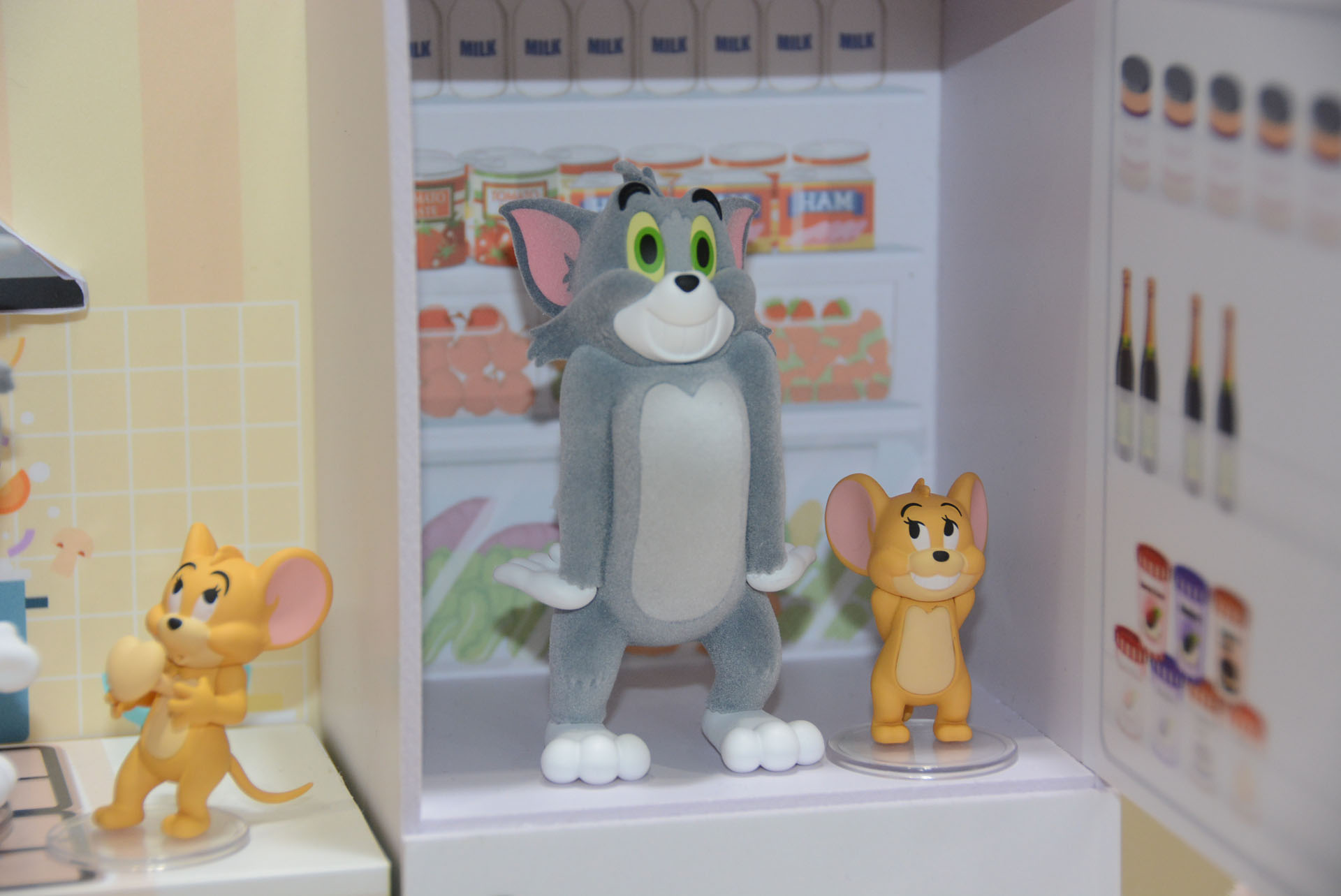 トムだけでなくジェリーの表情も楽しい「トムとジェリー 感情コレクション」。会場限定の1,500円で販売