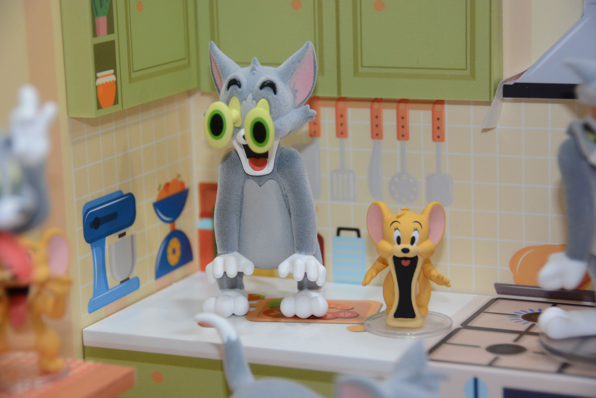 トムだけでなくジェリーの表情も楽しい「トムとジェリー 感情コレクション」。会場限定の1,500円で販売