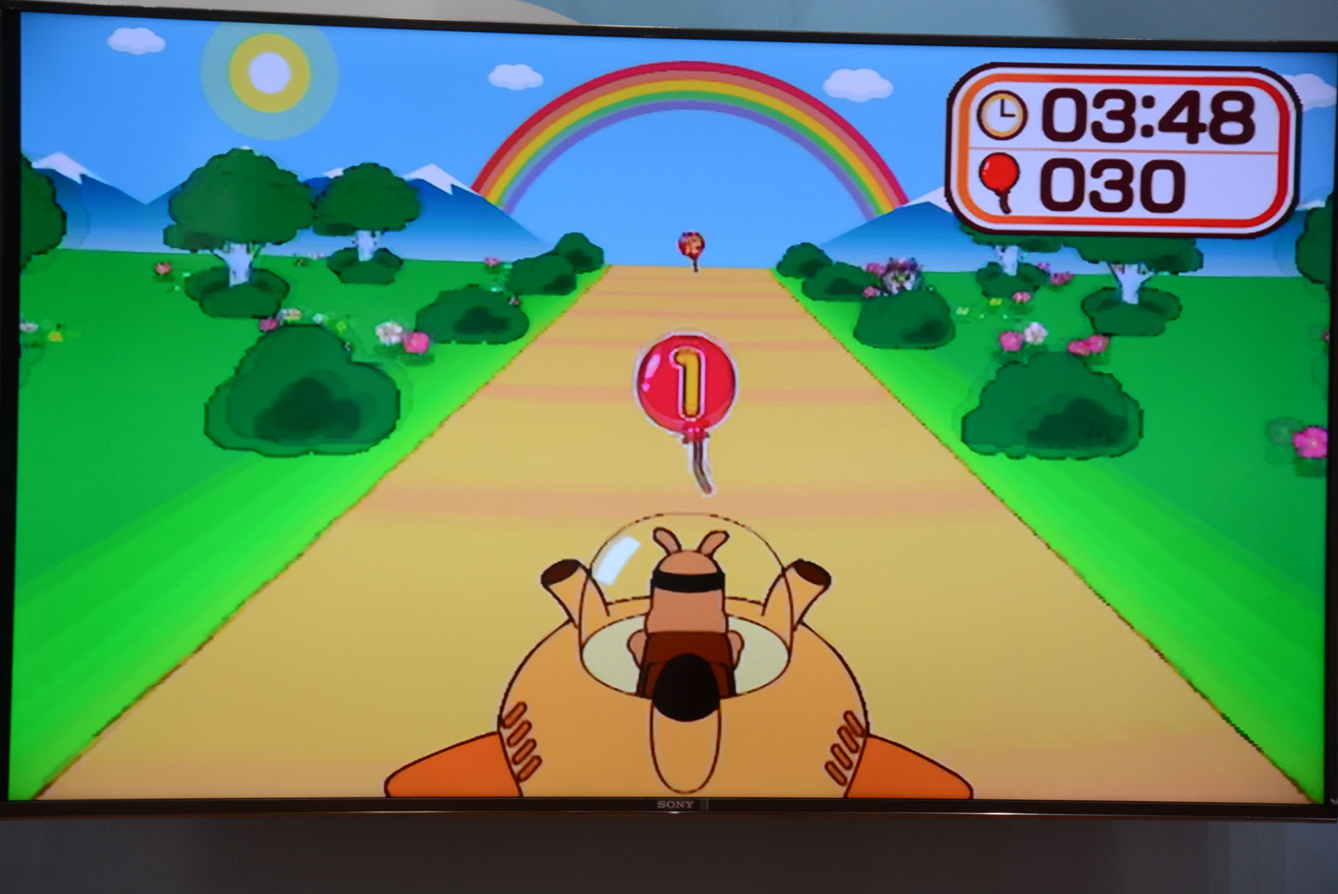 ドライブゲームとしての演出も楽しい「のんびりおさんぽ」