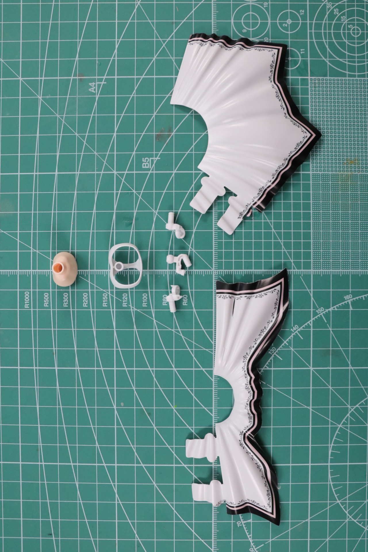 腰回りの組み立て