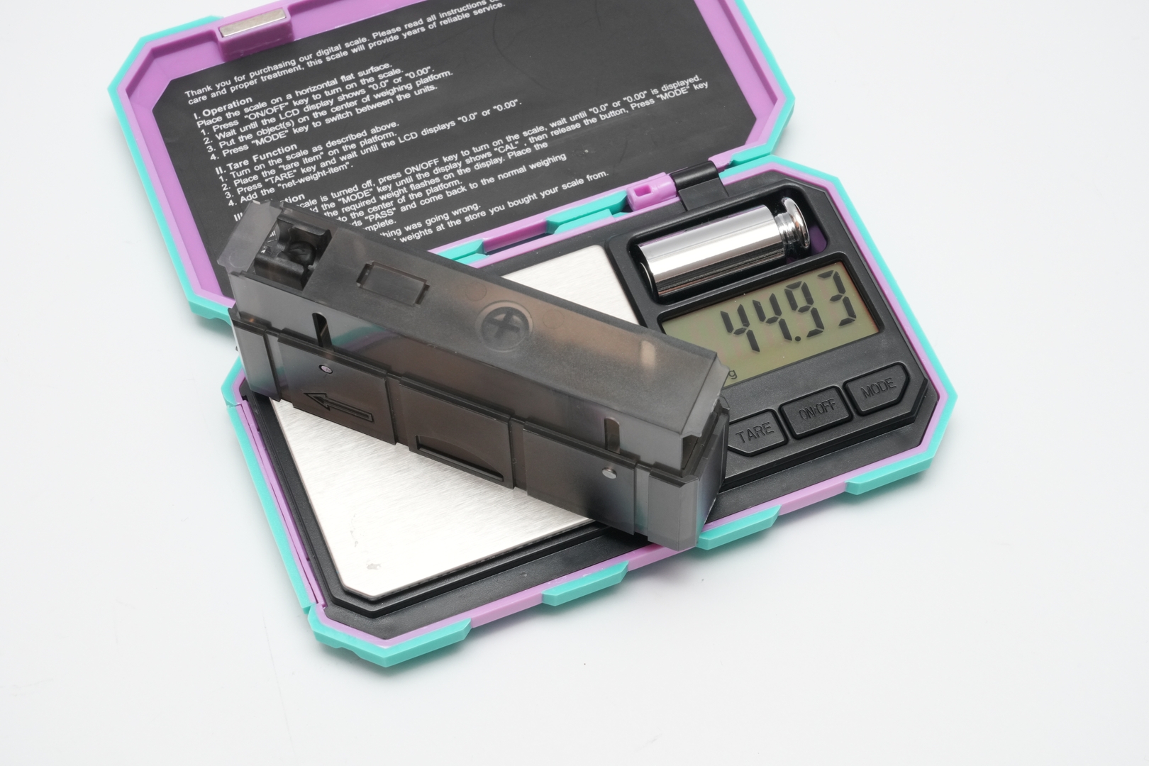 マガジンの実測重量は44.93g