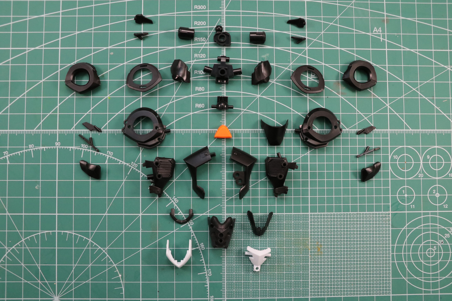 胸部の組み立て