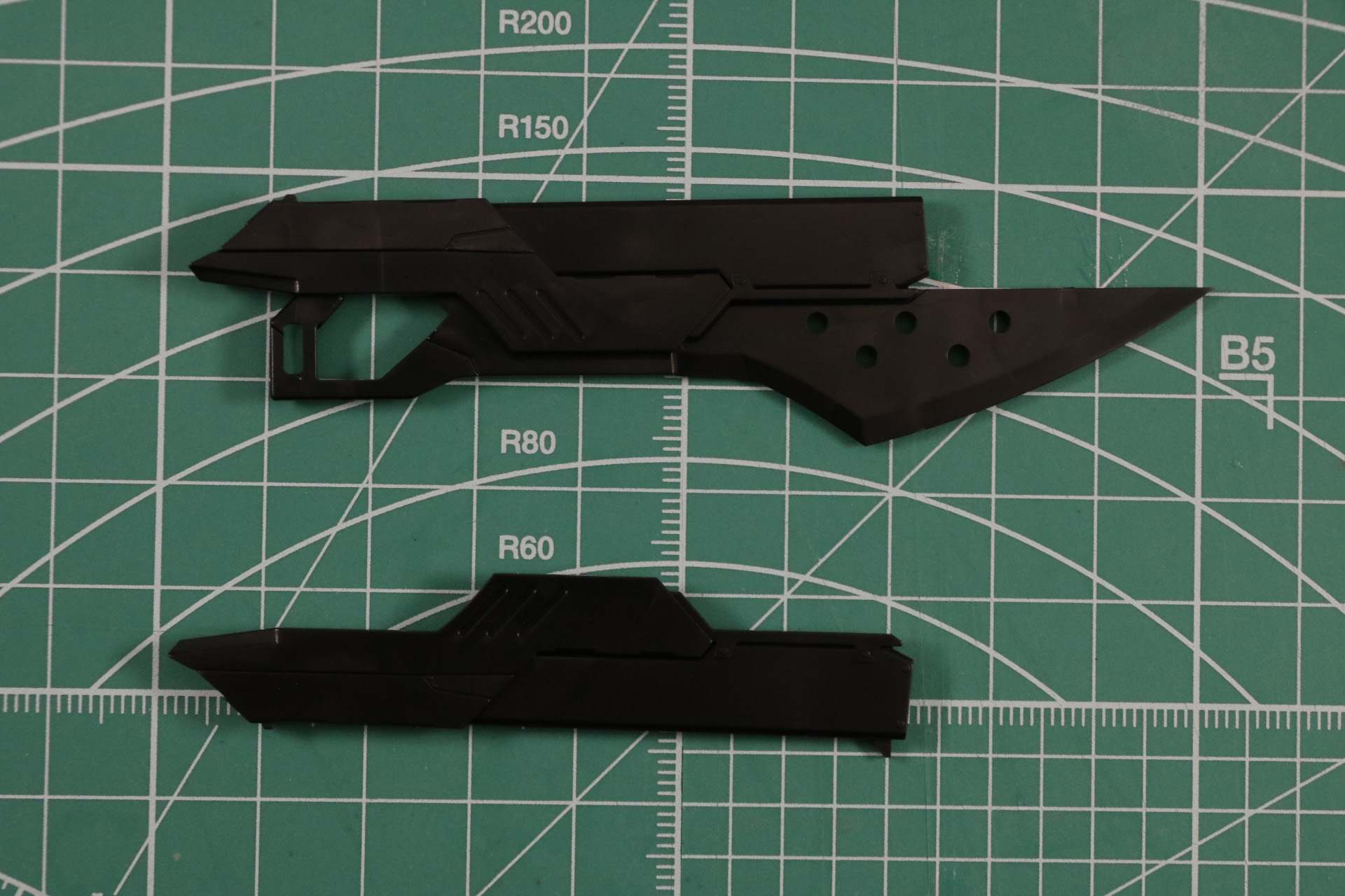 ビームライフルの組み立て