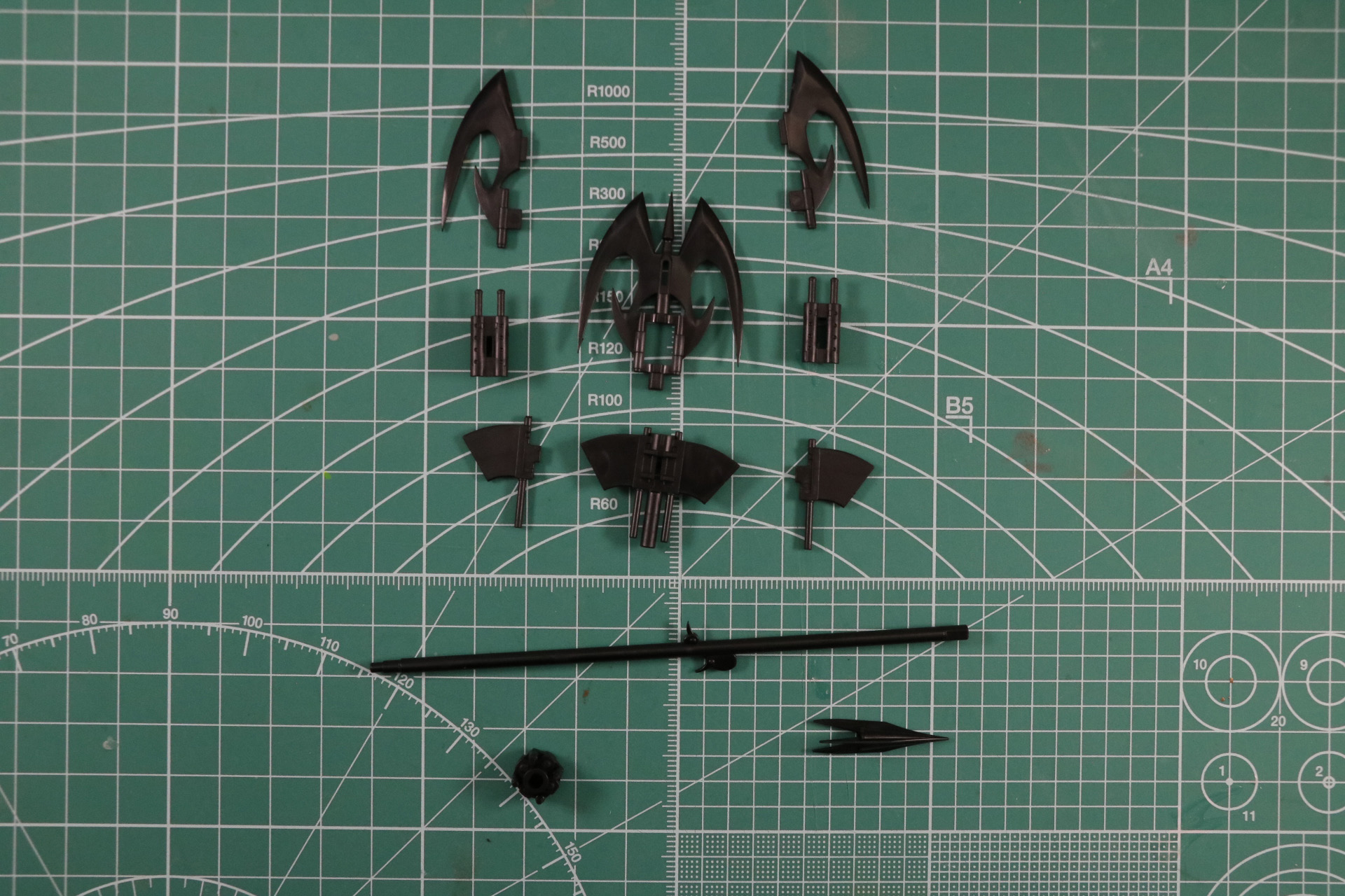 ピニオンハルバードの組み立て