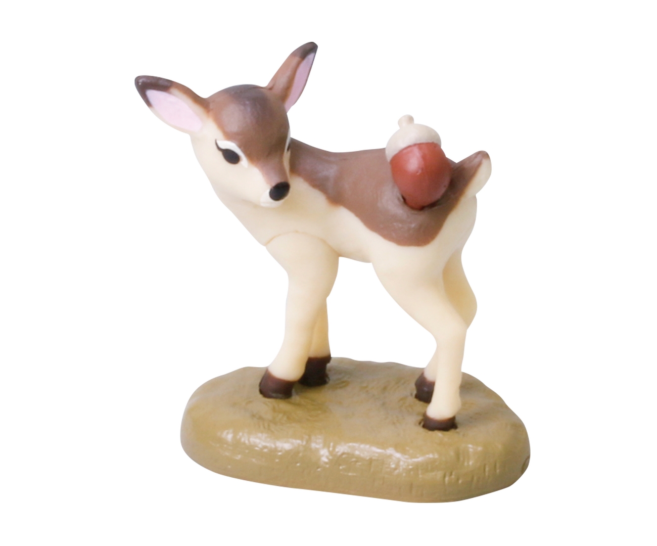 子ジカとどんぐり