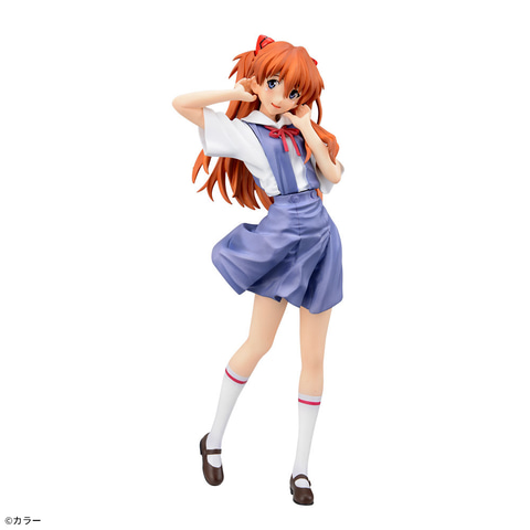 エヴァ　私服系　プラモ゙+フィギュア フィギュア・模型/完成品（着彩済みフィギュア）・メカ