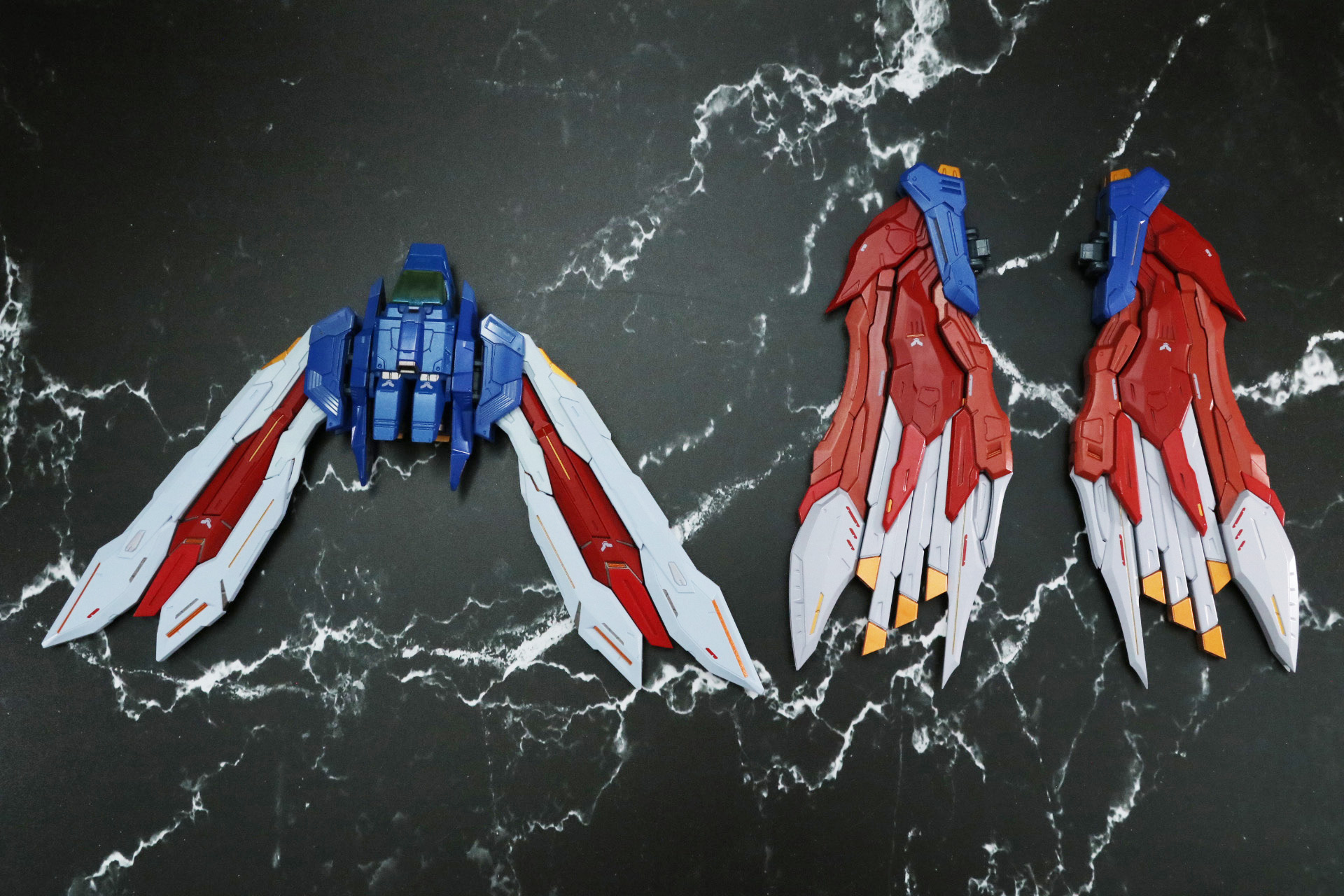コアランダー、ゴッドガンダム弐換装用ウィング一式