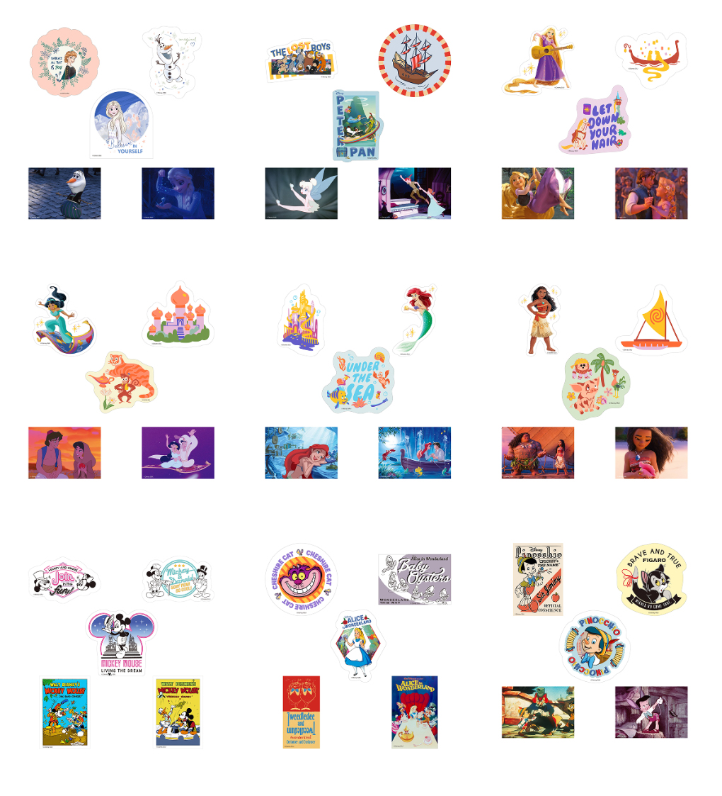 ダイカットステッカーセット[全6種]