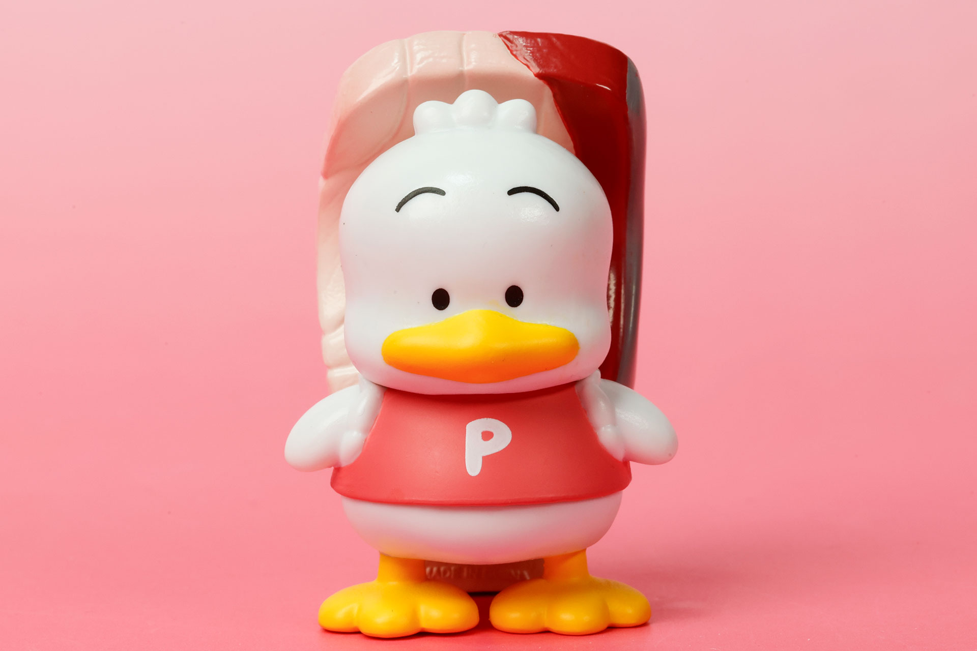 いつも通りのあひるのペックルの姿だ