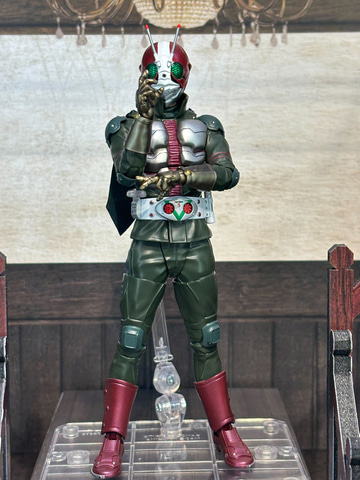 仮面ライダー THE NEXT」版「仮面ライダーV3」が参考展示【#魂